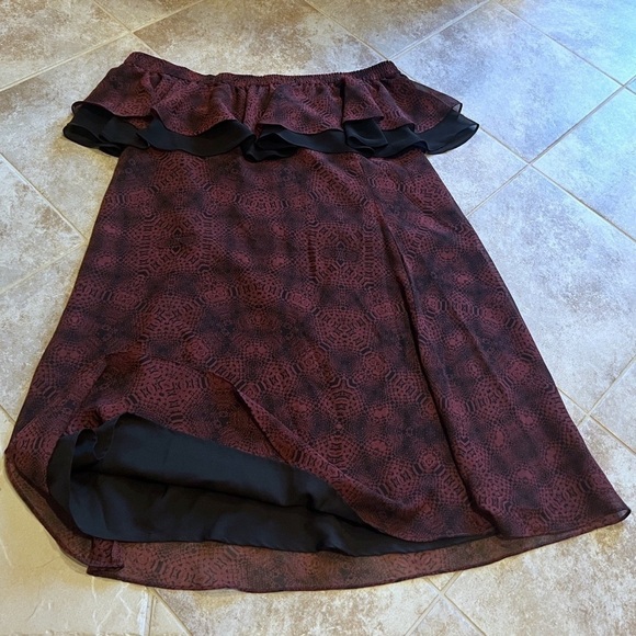 🆕 Sam Edelman off shoulder snake print knee length pullover shift dress … - Picture 7 of 10